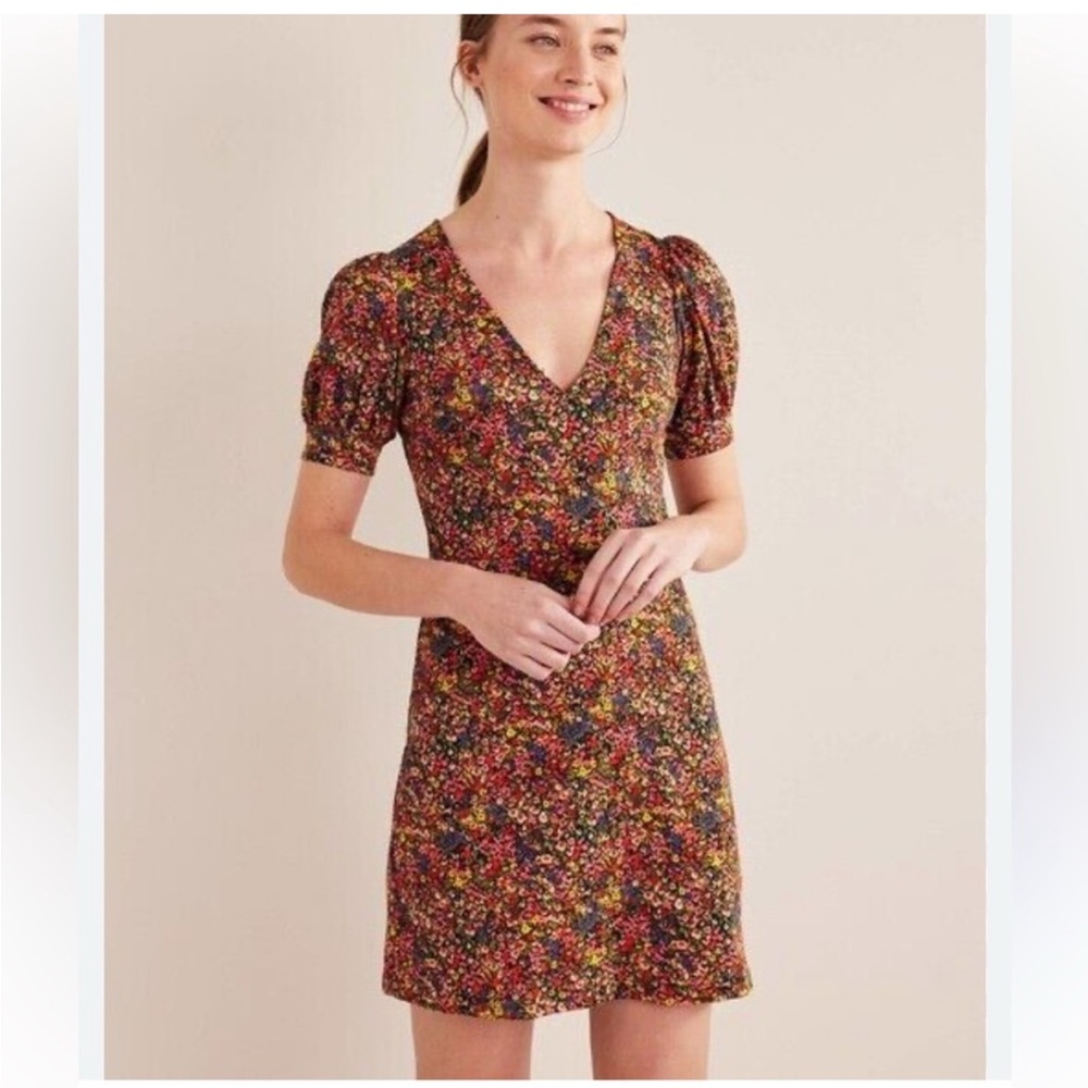 Boden Floral Mini Dress